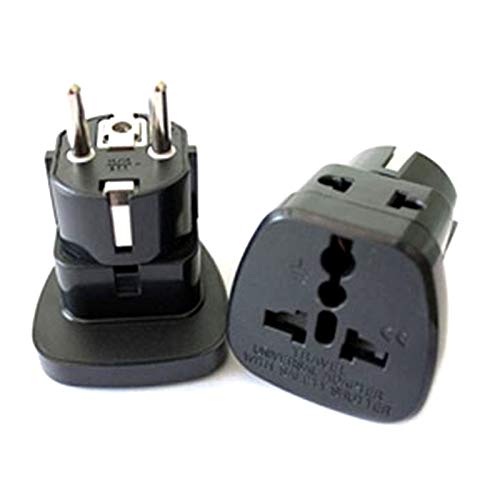 EU European German Plug Adapter British UK to EU European Euro Germany Travel Plug