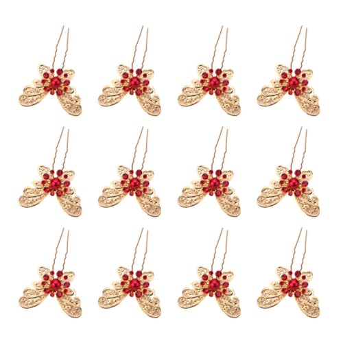 Épingles en alliage vintage FOMIYES ornées de strass d'exception pour coiffure
