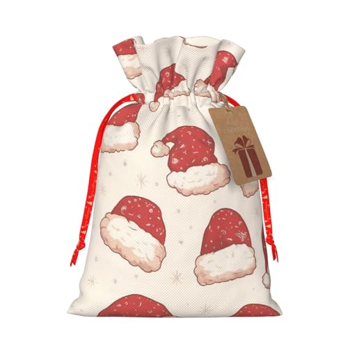 Flocon de neige sac cadeau en lin MNKCVDRED anti-déchirure taille M pour emballage express