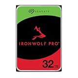 Seagate IronWolf Pro 32TB Enterprise NAS Internal HDD Hard Drive – CMR 3.5 Inch SATA 6Gb/s 7200 RPM 512MB Cache for RAID Network Attached Storage, Rescue Services - (ST32000NT000)
