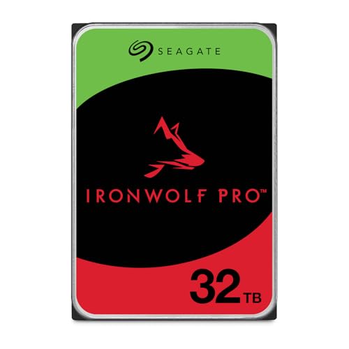Image of Seagate IronWolf Pro 32TB Enterprise NAS Internal HDD Hard Drive - CMR 3.5 Inch SATA 6Gb /s 7200 RPM 512MB Cache for RAID Network Attached Storage, Rescue Services - (ST32000NT000)