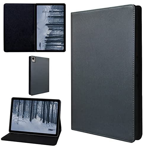 Image of TGK Leather Stand Flip Case Cover for Nokia Tab T21 10.36 inch Tablet (Grey)