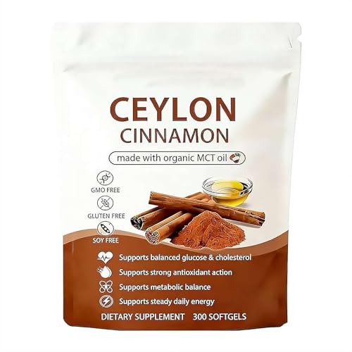 FROVOL Ceylon Zimtkapseln mit MCT-Öl hohe Absorption gentechnikfrei glutenfrei 300 Softgels