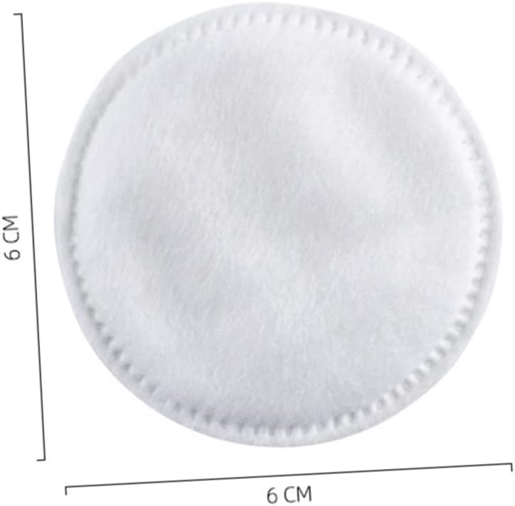 Reusable Cotton Makeup Remover Pads 10-Pack Round Soft and Hypoallergenic for Gentle Facial Cleansing for Women Travel and Daily Use