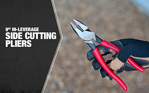 Southwire Tools & Equipment SCP9D 9-Inch High-Leverage Side Cutting Pliers with Dipped Handles - Image 2