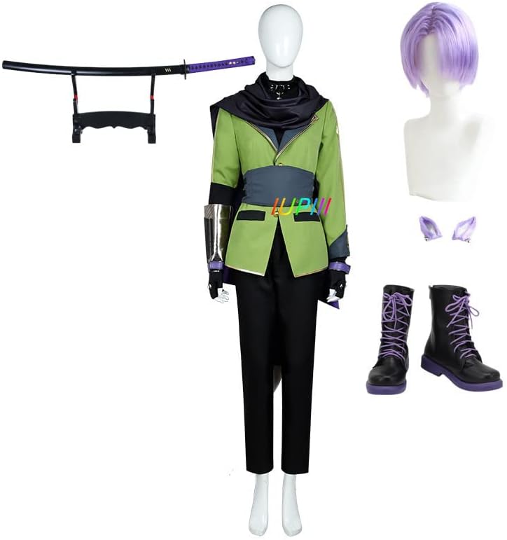 五月雨江 コスプレ 衣装(ウィッグ付き) 五月雨江風 コスプレウィッグ