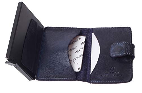 Portefeuille compact Bear Design Antic bleu pour résoudre le manque de place - 7