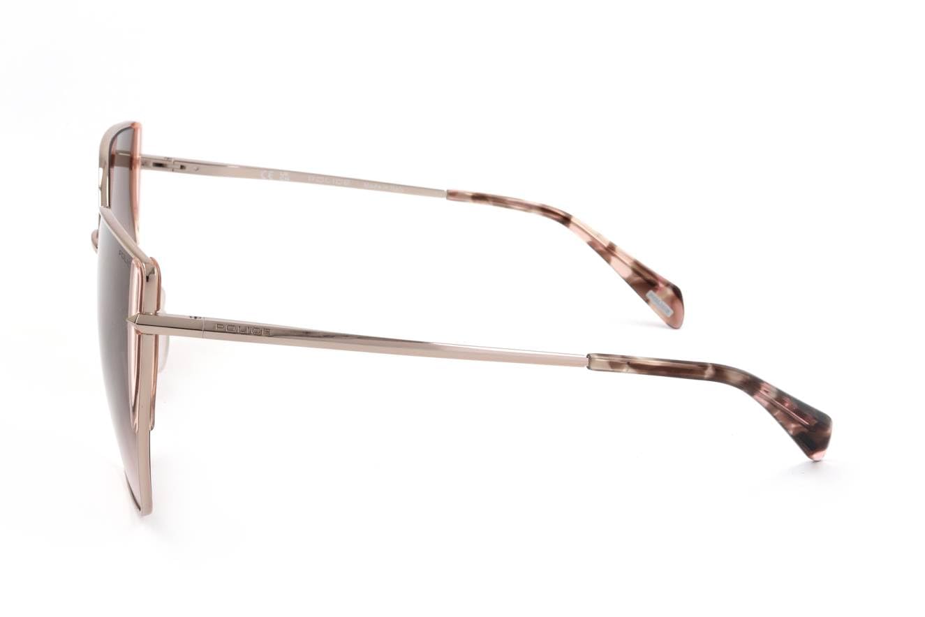 Police Gafas de Sol SPLL38 Shiny copper gold 57/16/140 Mujeres