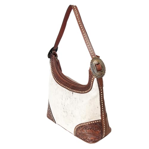 American Darling Hobo Hand Tooled Hair On Genuine Leather Western Women Bag | Handbag Purse | Leather Hobo Bag | Hobo Bags for Women | Hobo Purse | Cute Hobo Bag