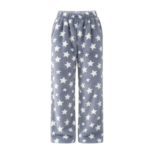 Flannel Pajama Pants for Women Winter Lounge Fleece Fuzzy Cute Pj Pants - image 4