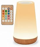 🎨 LAMPE DE TABLE DESIGN FINITION EFFET BOIS - Lampes de table élégante au design moderne avec socle finition imitation bois naturel et corps en ABS premium translucide de haute qualité. Lampe à poser compact (15cm×10cm) qui embellit votre décoration. Base stable antidérapante pour sécurité maximale. Lampe chambre, lampe salon ou lumiere chambre design qui plaît aux enfants comme aux adultes. Petite lampe de chevet parfaite comme cadeau naissance, anniversaire ou pendaison de crémaillère.