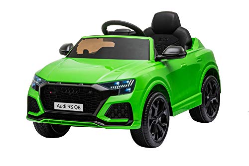 DAKOTT Audi RS Q8 12V Ride-On SUV, Green (Large)