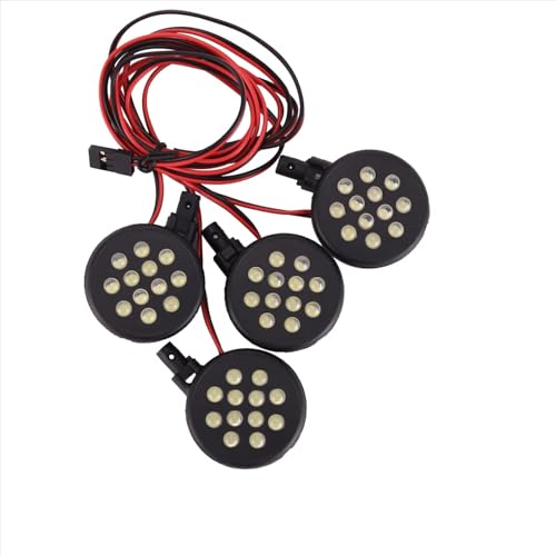 Carcasa de plástico Lotus RC kit de 4 focos de alta resistencia para chasis Baja 5B 1/5