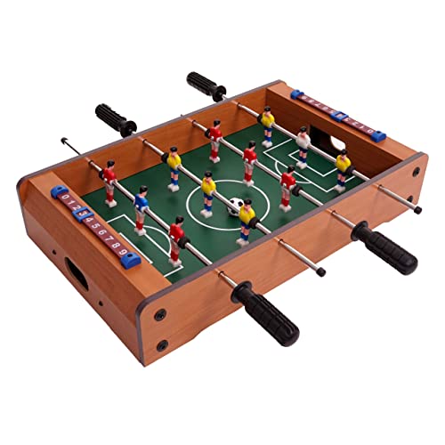 Mendler Mini Fußballkicker HWC-J68, Tischspiel Tischkicker inklusive Zubehör, Holz 51x31x10cm
