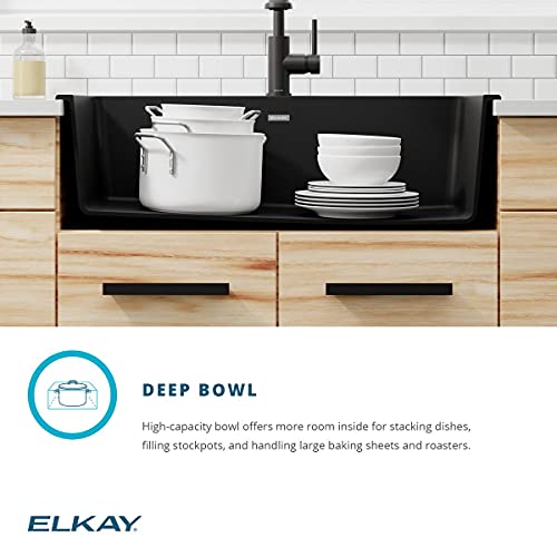 Elkay Quartz Classic Elgu13322Wh0 White Single Bowl Undermount Sink #TOP4