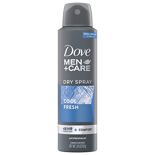 Dove Men+Care Antiperspirant Dry Spray Deodorant for Men Cool Fresh 48 Hour Sweat and Body Odor Protection 3.8 oz