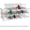 Amazon.com: Cube Organizer 16 Cube Shelves with Interlocking ...
