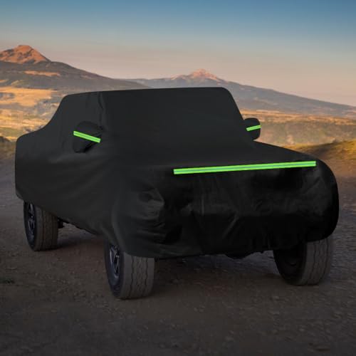 Image of Car Cover Compatible with Gladiator 210T 6 Layers Waterproof Cover Custom All Weather Full Protection Truck Cover for Automobiles