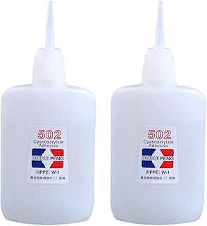 2pcs 502 All Purpose Wood Glue,502 Super Glue,Wood & Parquet Adhesive,Welding High-Strength Oily Glue,Instant Universal Super Glue Gel,Quick Bond Leather Rubber Metal Office Supplies Fast Glue (28g)