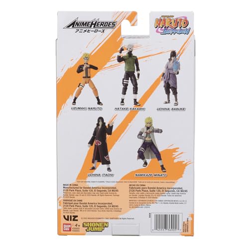 Boneco Naruto Bandai Minato Namikaze 16 Cm Fun Divirta-se, Multicor