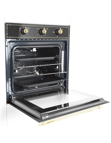 ALPHA Horno de Gas NEPTUNO GOLD GAS Rústico Dorado. Encendido Automático y Ventilador. *Alta Gama* - imagen 3