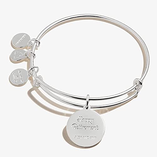 Alex and Ani Happy Retirement' Charm Bangle - Image 2