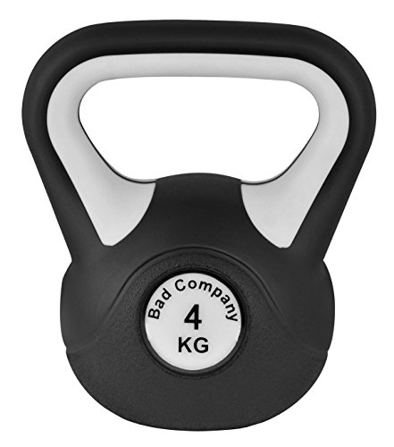 Bad Company Kettlebell I Kugelhantel aus Kunststoff I Schwunghantel Workout in verschiedenen...
