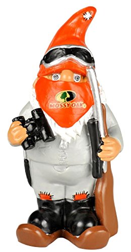Forever Collectibles Entertainment Mossy Oak Garden Gnomehunter With Binoculars - Winter Version, Team Colors, One Size #TOP24