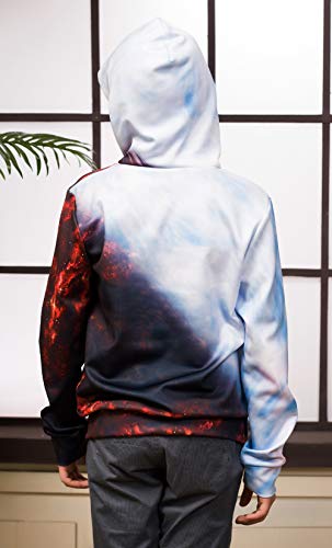 Tuonroad 14-16 Years Unisex Teens Original Wolf Clothes Size 15 Girls 3D Galaxy Hoodies Jacket 16 Fashion Boys Novelty Pullover Juniors Fall Sports Long Sleeve Top Shirts Birthday Gifts #TOP2