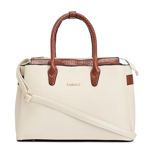 Image of Fargo Roam Handbag for Women | Vegan Leather with 15-Inch Laptop Compartment, RFID Pocket, Smooth Zip & Premium Look | Stylish Office, College & Travel Bag | Made in India