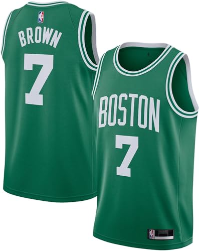 Jaylen Brown Boston Celtics NBA Kids Youth 8-20 Green Icon Edition Swingman Jersey, Verde, 10-12