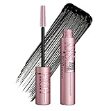Maybelline New York Lash Sensational Sky High Mascara, Volumising & Lengthening Mascara, Washable Flake-Free Formula Infused with Bamboo Extract & Fibres, 7.2 ml, Shade: 01, Very Black