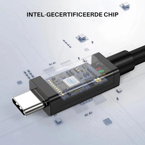 Câble Thunderbolt 5 USB-C pour connecter votre écran 8K au bureau