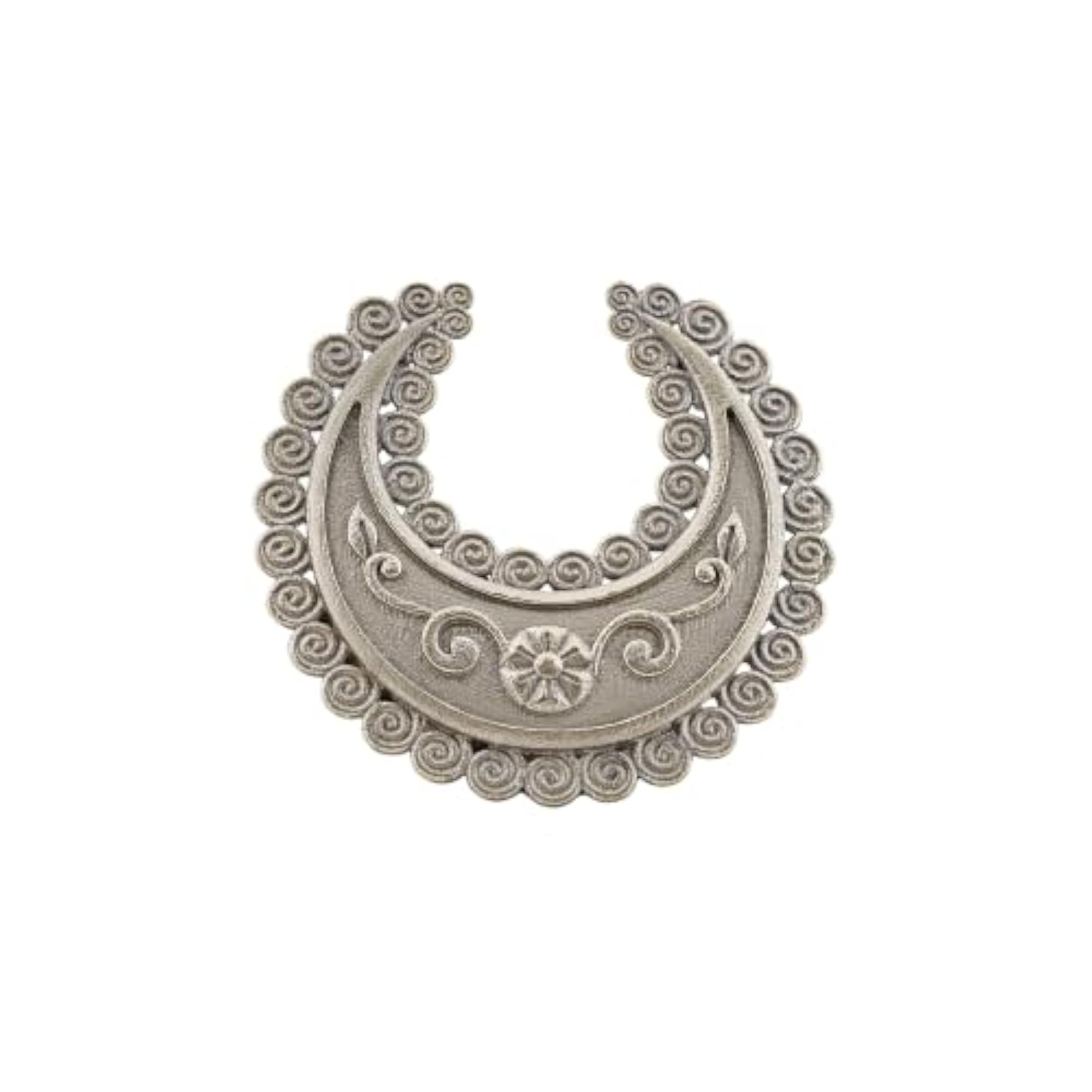 Women's Silver Oxidised Statement Ring, Elegant Design