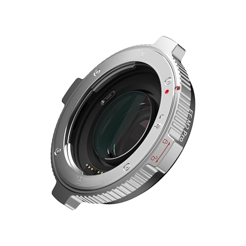 VILTROX EF-M2 PRO Lens Adapter Auto Focus 0.71x Reducer Speed Booster with Security Lock Compatible with Canon EF Mount Lens to M4/3 Camera GH4 GH5 GH5S GH6 GF5 GF1 GX9 G9 E-M5 E-M10II E-PL5
