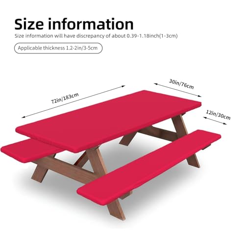 Nappe élastique de camping imperméable Mexpekil pour table - 5