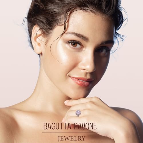 2CT Radiant Cut Engagement Rings for Women,Blue/Green/Pink/Yellow Color Gemstone High Carbon CZ Rings,Cubic Zirconia Promise Ring for Her 925 Sterling Silver with 18K White Gold Plated3