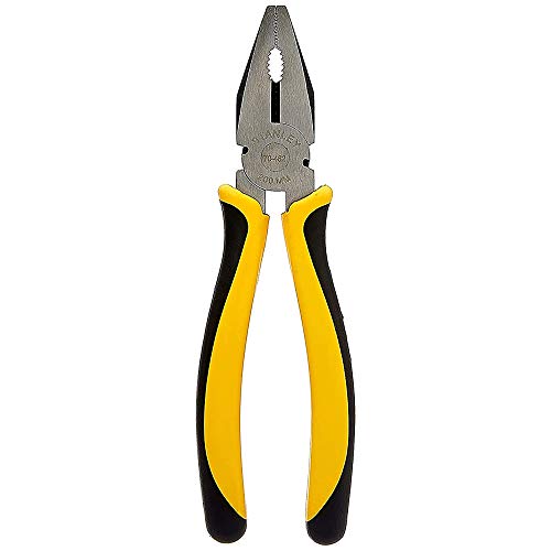 STANLEY 70-482 8'' Sturdy Steel Combination Plier Double Color Sleeve...