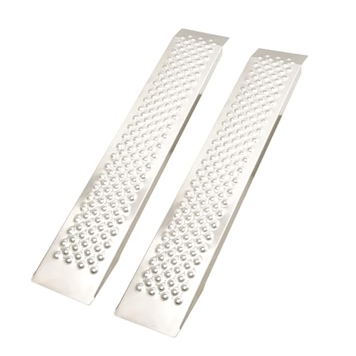 Aluminum Shed Ramp, 880 LBS Capacity 47.2' x 8.5' Loading Ramps, 2PCS