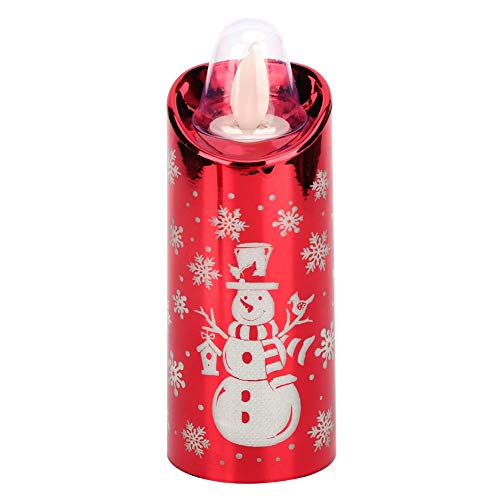 Preisvergleich Produktbild Flammenlose Kerzen Weihnachtsdekoration Kerze Licht LED Flackern Flame Weihnachtsbaum Dekoration Tischdeko Lampe 2#