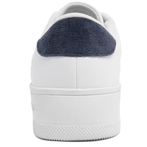 Image of Nautica Women's Court Sneaker - Casual Fashion Lace-Up Low Top Walking Shoes with Comfort Cushion Footbed, Lightweight Everyday Tennis Sneakers
