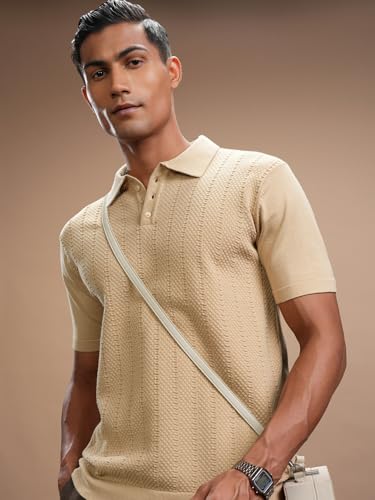 Image of Highlander Men's Polo Tshirt | Flat Knit | Regular Fit | Polo T-Shirt for Man