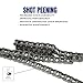 Jeremywell 25H Heavy Duty Roller Chain 10 Feet with 1 Connecting Link for Go Karts, Mini Bikes, Scooters, ATV, MTV, Dirt Bike and Other Industrial Machinery