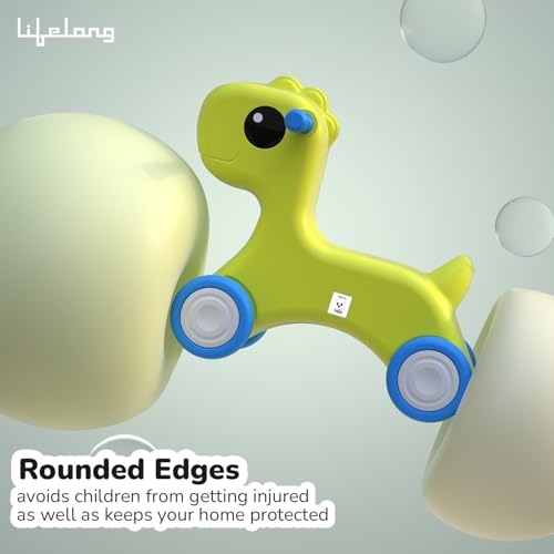 Image of Lifelong Cuppy Horse Ride On for Kids 1+ Years|Sturdy & Round Edges Push Ride|Safe & Durable|Load Capacity 35kg|Indoor & Outdoor Play Toy Vehicle for Boys & Girls|Fun & Engaging Toddler