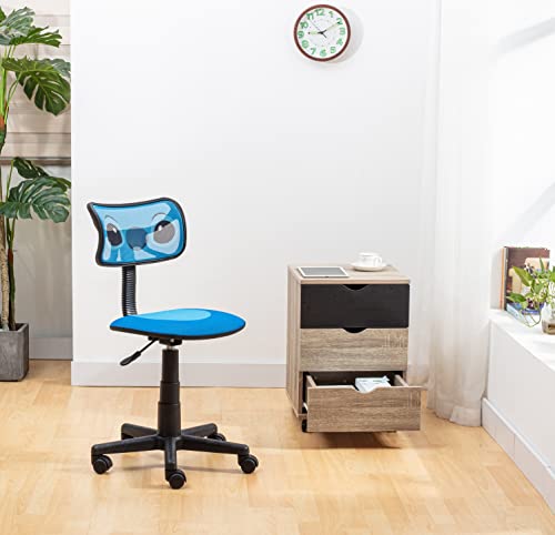 Image of Lilo and Stitch Adjustable Swivel Mesh Rolling Desk Chair, for Kids, Teens and Adults