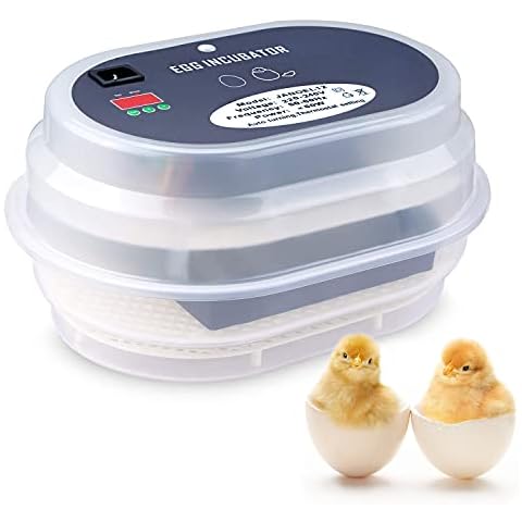 Incubadora Automática de Huevos, Control Preciso de Temperatura y Humedad Cover
