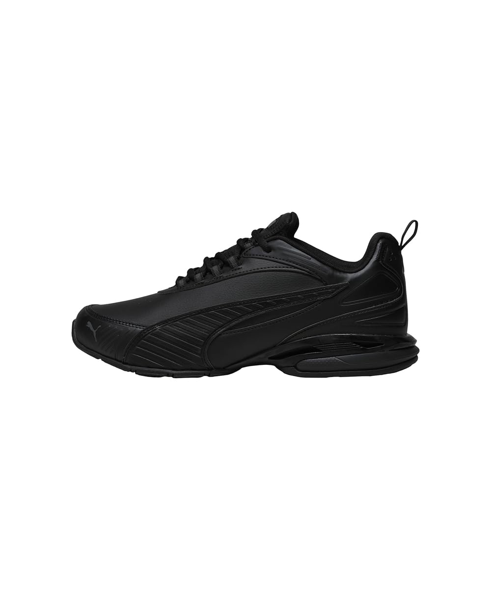PUMA Magnetic SL (31243303) męskie sneakersy czarne, sznurowane, wygodne, ze sztucznej skóry, do uprawiania sportu, na co dzień, klasyczne, minimalistyczne