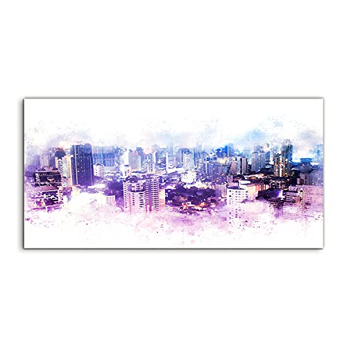 Tableau en verre 100x50cm Coloray art mural décoration salon moderne et abstrait