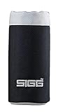 SIGG Nylon Pouch Black (0.6 L), modische Schutzhülle für jede SIGG Trinkflasche, handliche Flaschentasche aus Nylon, leicht isolierende Flaschenhülle