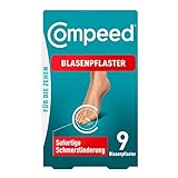 Compeed Blasenpflaster für die Zehen – extra kleine Hydrokolloid-Pflaster gegen Blasen an den Zehen, 1x 9er Pack